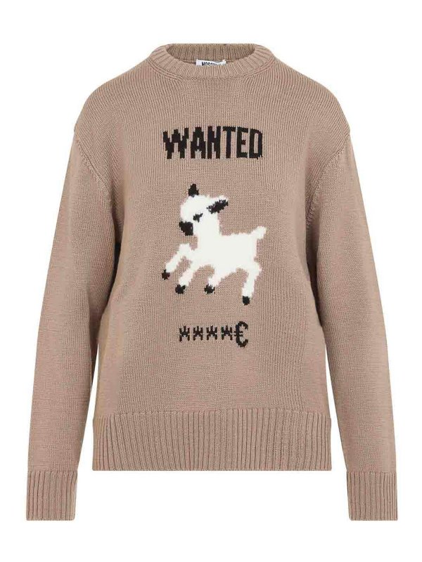 MOSCHINO: crew necks - Pullover