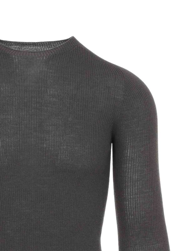 The Best Shops RICK OWENS: Tops & Tank tops - Ribbed Round Neck