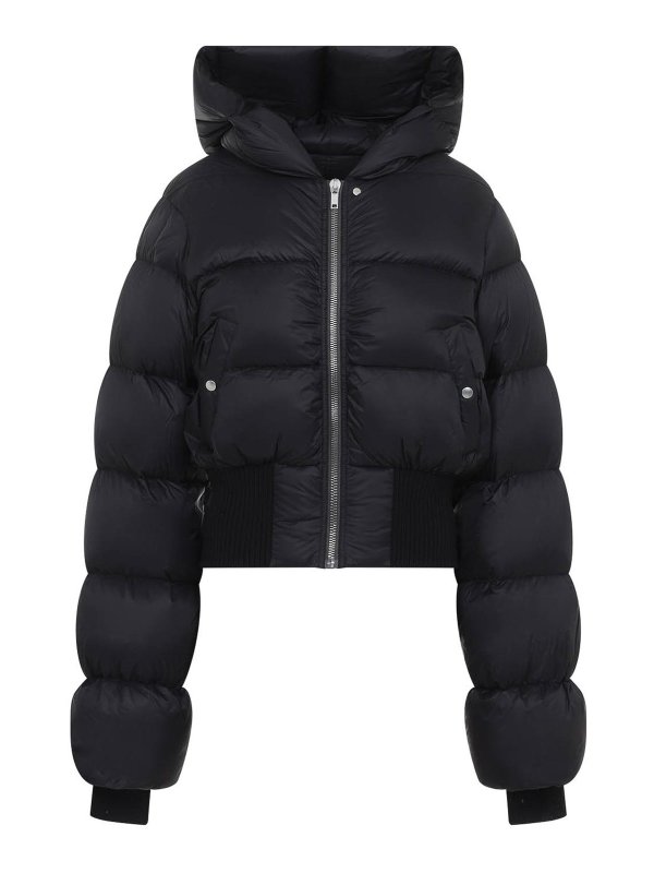 RICK OWENS: padded jackets - Hooded Jacket