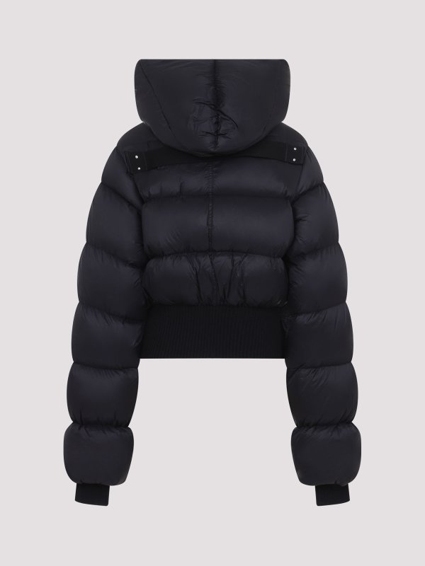 RICK OWENS: padded jackets online - Hooded Jacket