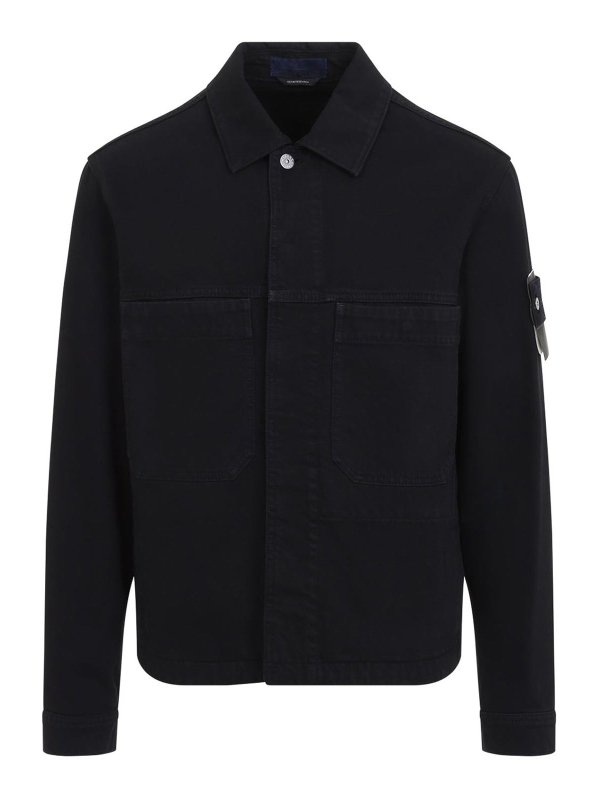 STONE ISLAND: casual jackets - Biker Jacket