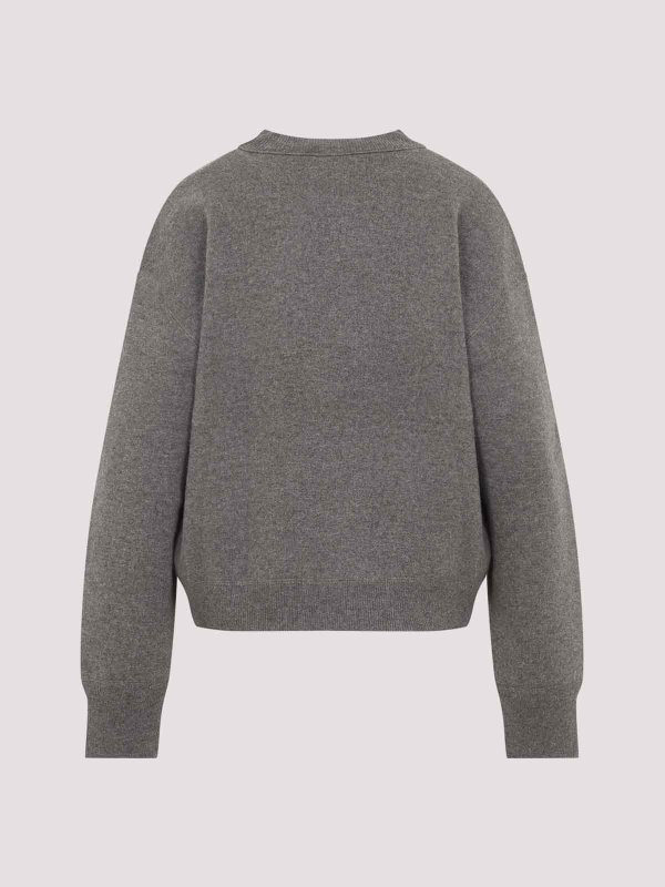 STUDIO NICHOLSON: Strickpullover mit Rundhalsausschnitt online - Rundhalspullover - Grau