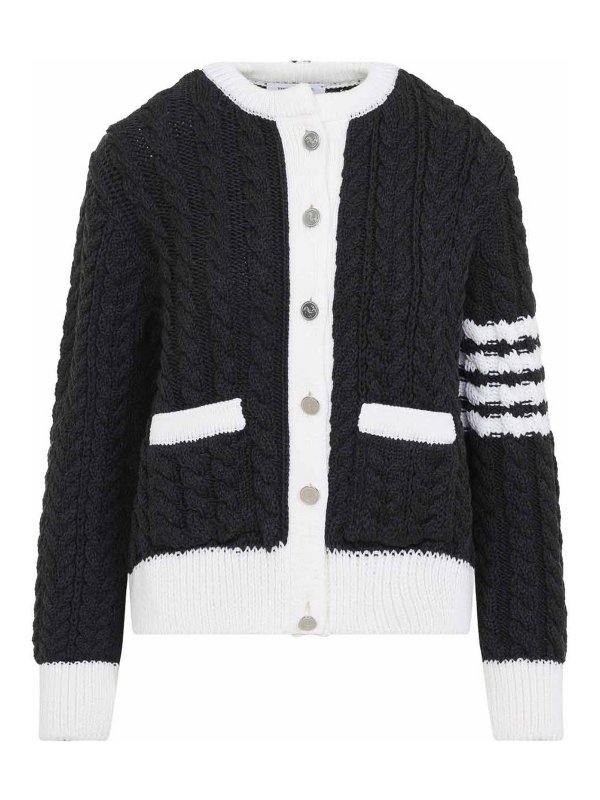 THOM BROWNE: カーディガン - カーディガン - ダークグレー