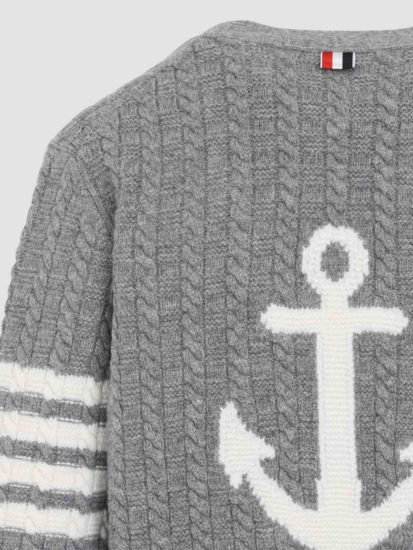 The Best Shops THOM BROWNE: カーディガン - カーディガン - グレー