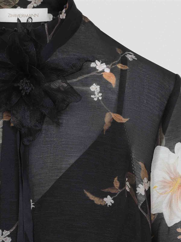 The Best Shops ZIMMERMANN: Tops und Tank Tops - Top - Schwarz
