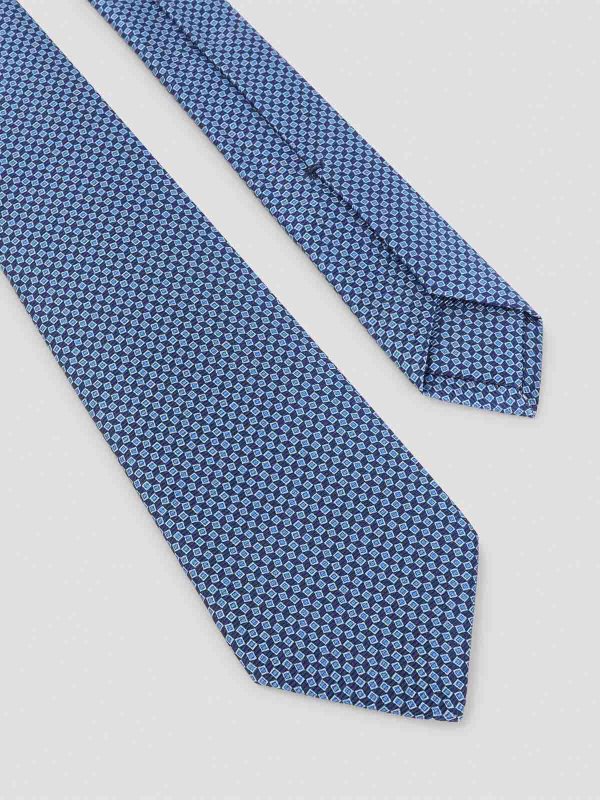KITON: Krawatten und Fliegen online - Krawatte - Blau