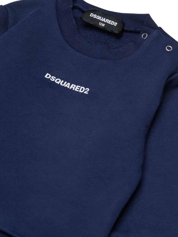 The Best Shops DSQUARED2: Sweatshirts und Pullover - Sweatshirt - Blau