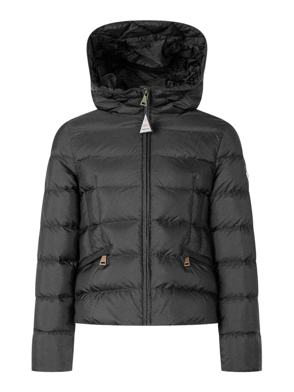 MONCLER: ダウン・ハイテクジャケット - ダウンジャケット - 黒
