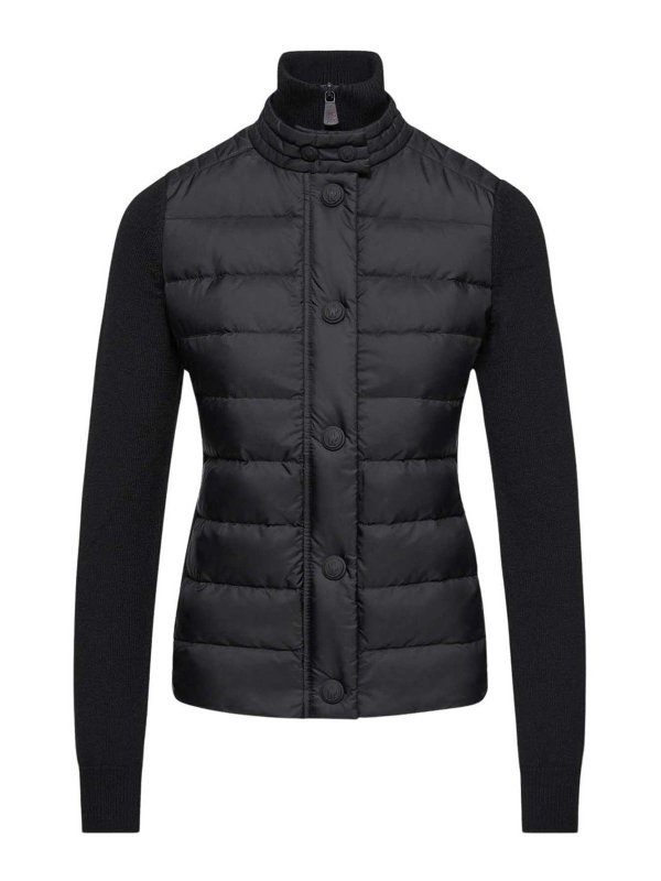 MONCLER: カーディガン - カーディガン - 黒