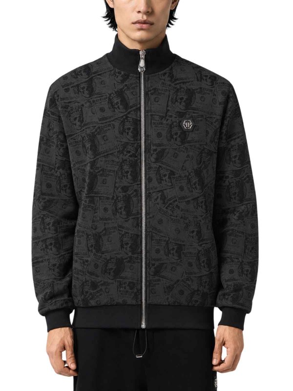 PHILIPP PLEIN: casual jackets online - Logo Track Jacket