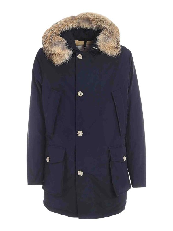 WOOLRICH: パーカー - パーカー - ブルー