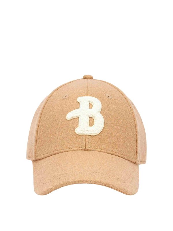BALLANTYNE: hats & caps - Wool Monogram Baseball Cap