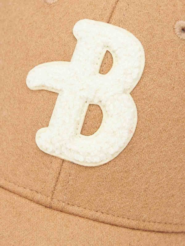 The Best Shops BALLANTYNE: hats & caps - Wool Monogram Baseball Cap