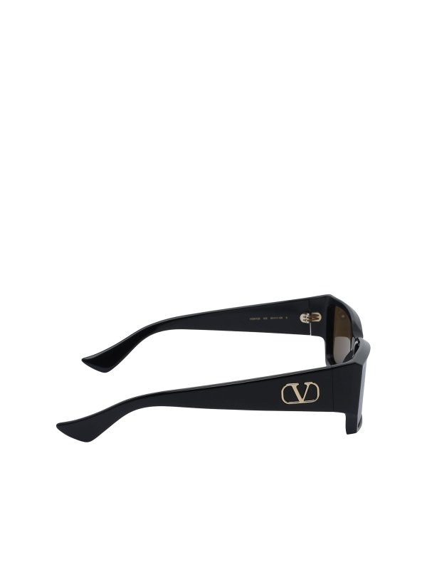 Rectangular Acetate Sunglasses shop online: VALENTINO