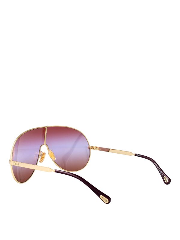 サングラス - 金 shop online: CHLOE