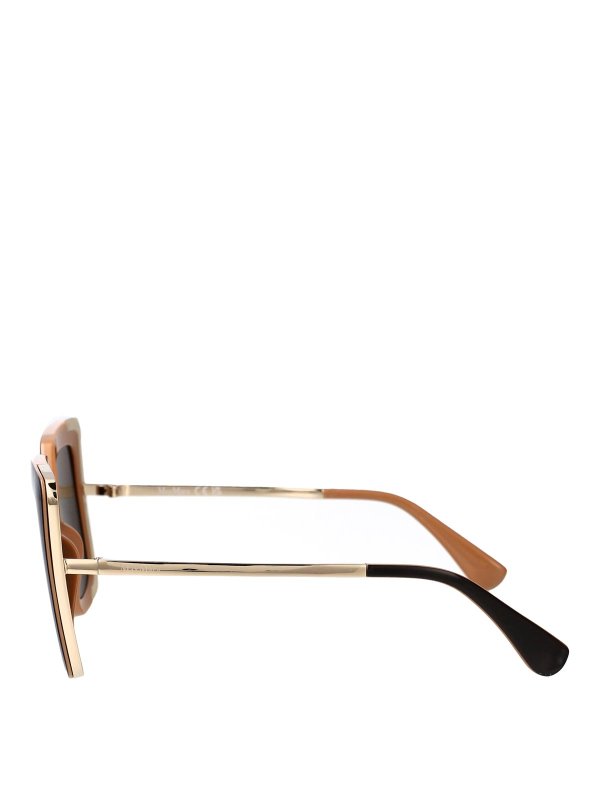 The Best Shops Max Mara: Gafas de sol - Gafas De Sol - Marrón