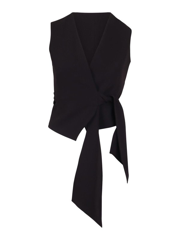 Max Mara: Chalecos  - Chaleco - Negro