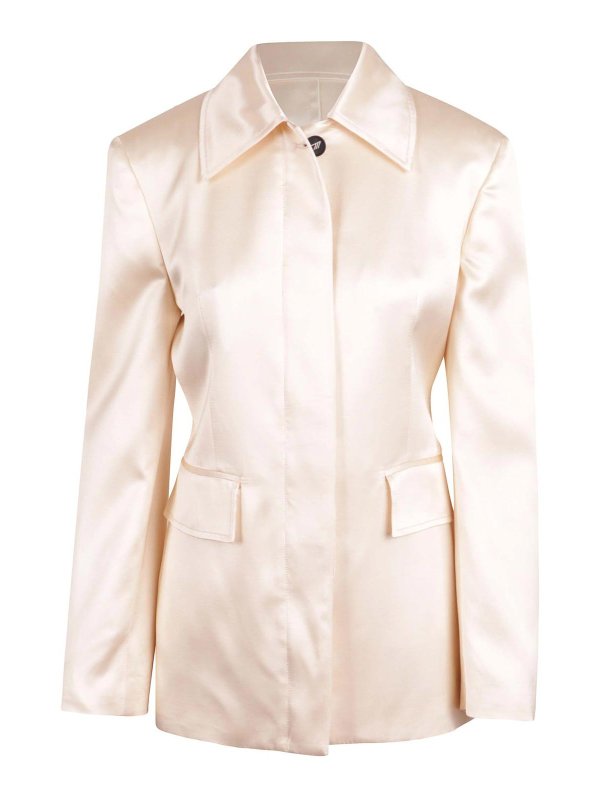 The Attico: Blazer - Blazer - Beige