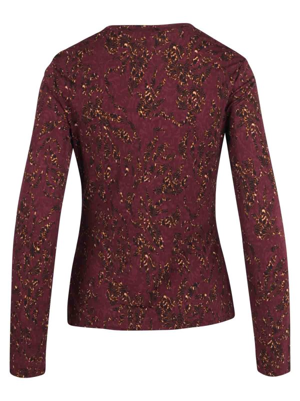 ULLA JOHNSON: Strickpullover mit Rundhalsausschnitt online - Rundhalspullover - Rot