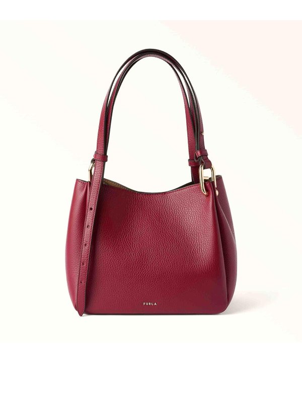 FURLA: トートバッグ - トートバッグ - ダークレッド