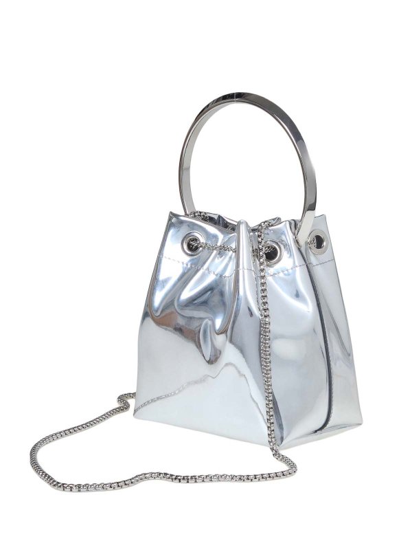 JIMMY CHOO: バケットバッグ online - バケットバッグ - 銀