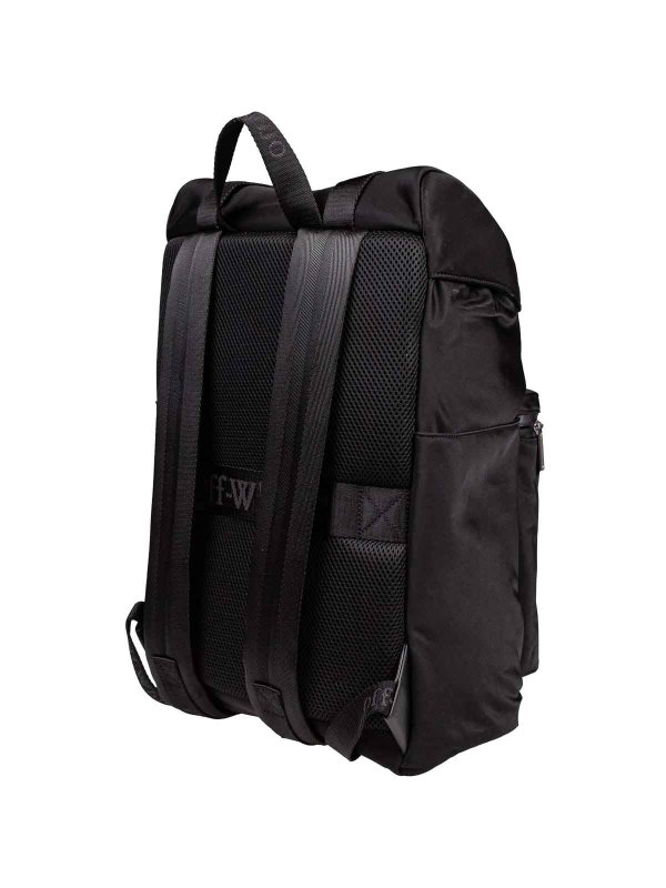 The Best Shops OFF-WHITE: backpacks - Off White Black Nylon Backpack