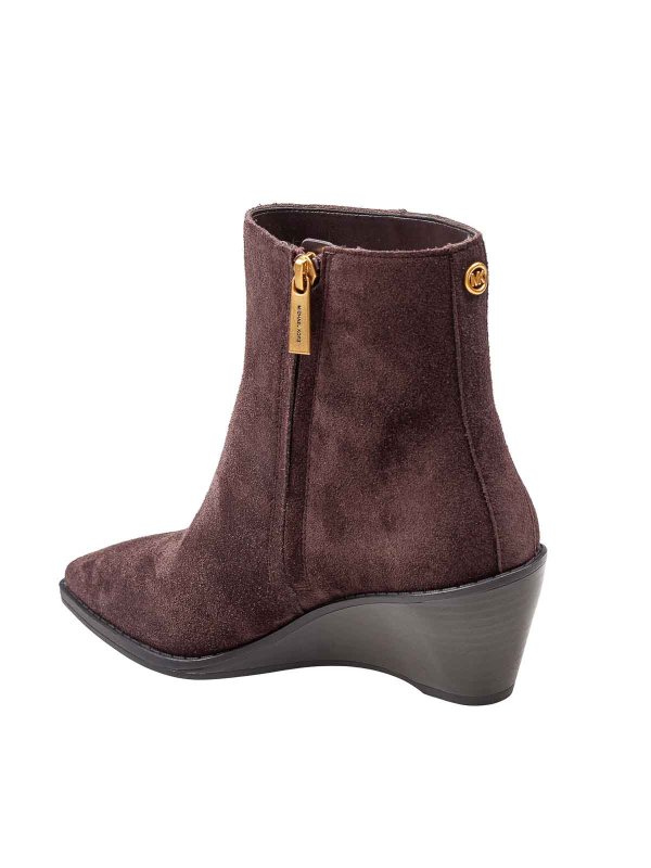 アンクルブーツ - ブラウン shop online: MICHAEL KORS