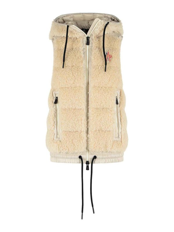 MONCLER: ベスト - ベスト - 白