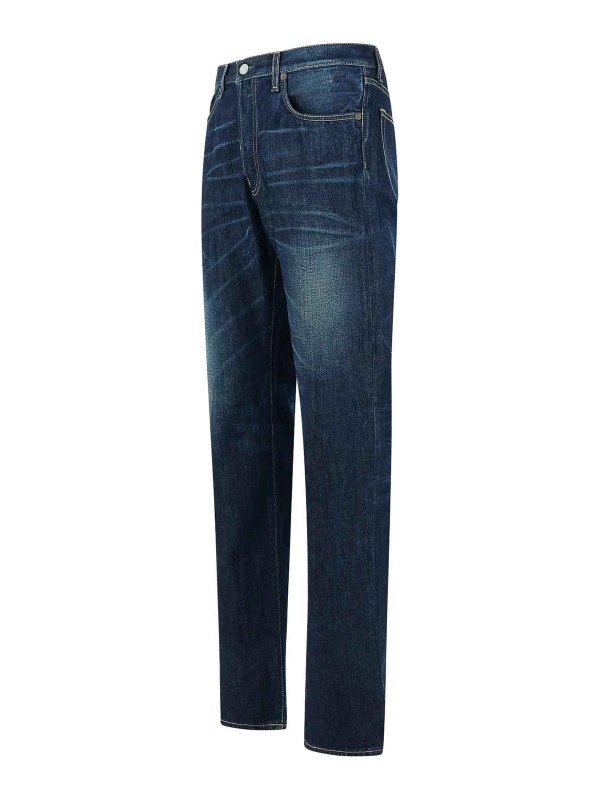 The Best Shops Acne Studios: Jeans Rectos - Vaqueros Rectos - Azul