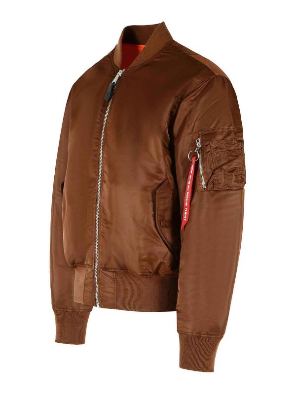 The Best Shops ALPHA INDUSTRIES: Bombers - Bomber - Marron