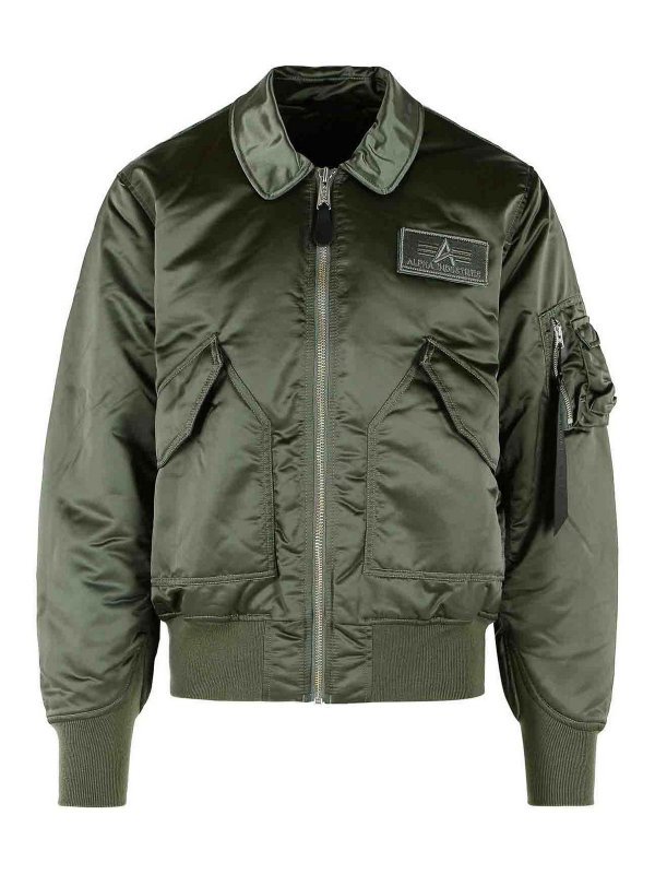 ALPHA INDUSTRIES: ボンバージャケット - ボンバージャケット - 緑
