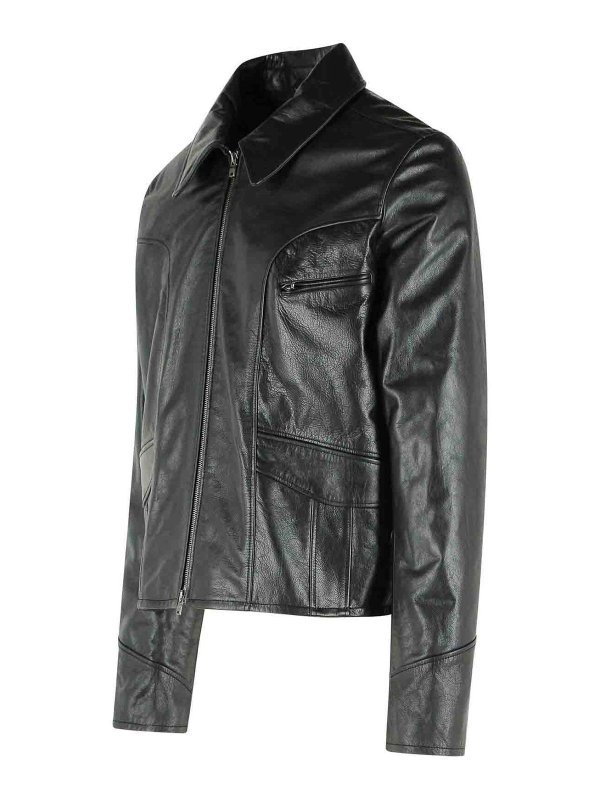 The Best Shops AMIRI: leather jacket - Black Leather Jacket