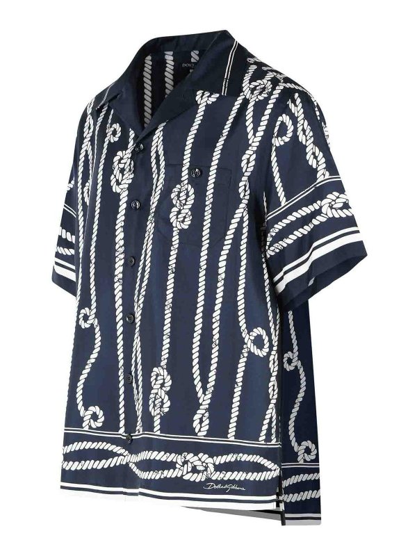 The Best Shops DOLCE & GABBANA: シャツ - シャツ - ダークブルー