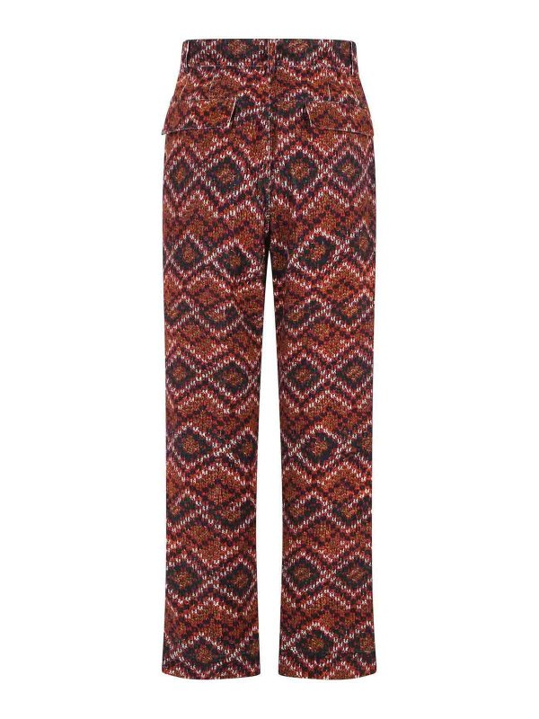 DRIES VAN NOTEN: カジュアルトラウザー online - カジュアルパンツ - 赤