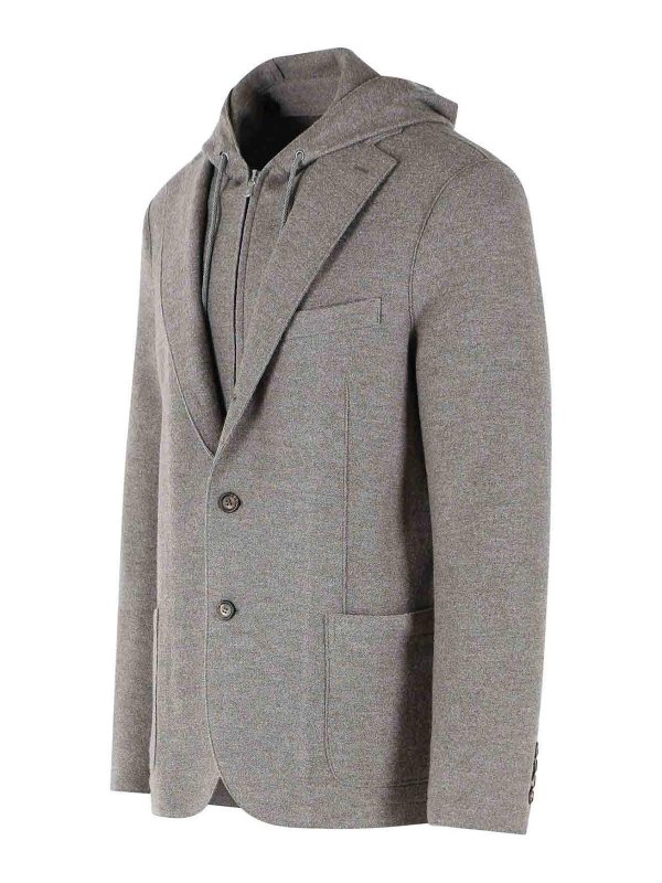 The Best Shops ELEVENTY: Vestes de costume - Blazer - Gris