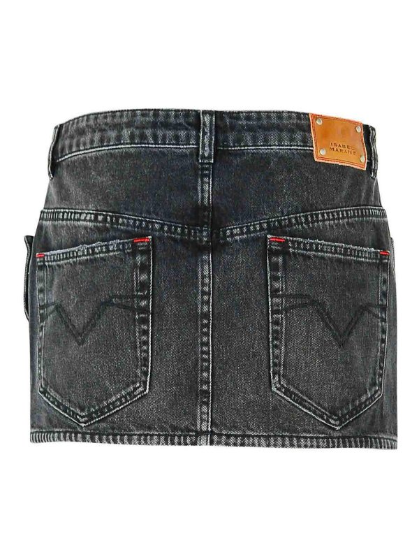 ISABEL MARANT: ミニスカート online - ミニスカート - 黒