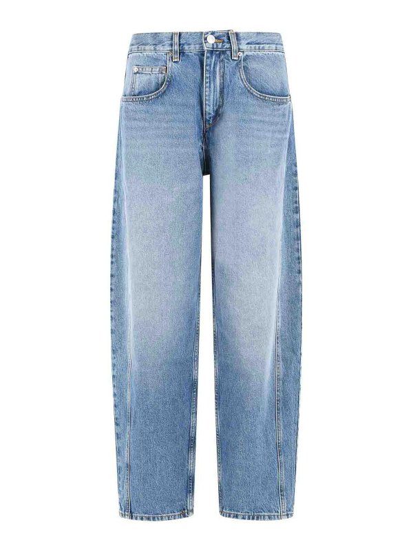 ISABEL MARANT: ストレートジーンズ - ストレートジーンズ - ライトブルー