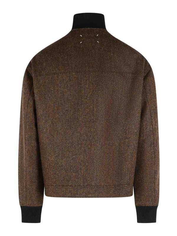 Maison Margiela: ボンバージャケット online - ボンバージャケット - ブラウン