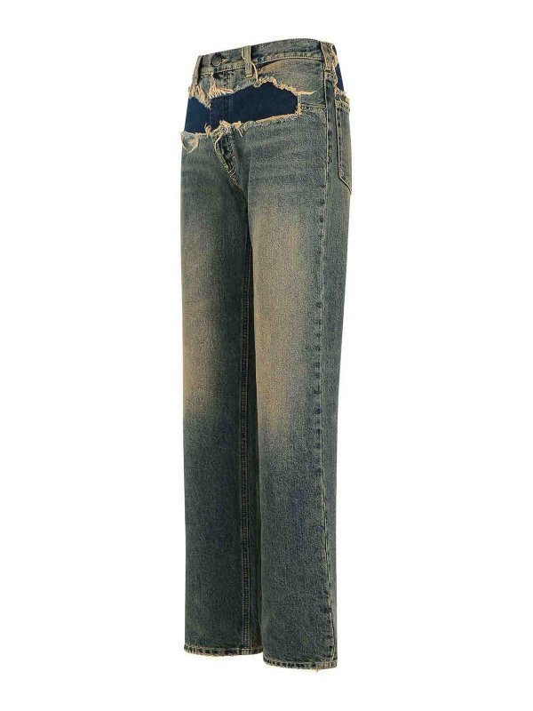 The Best Shops Maison Margiela: ストレートジーンズ - ストレートジーンズ - ブルー