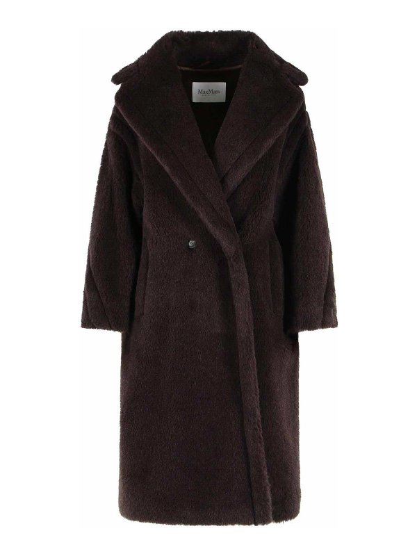 Max Mara: 毛皮＆シアリングコート - 毛皮/ムートンコート - ブラウン