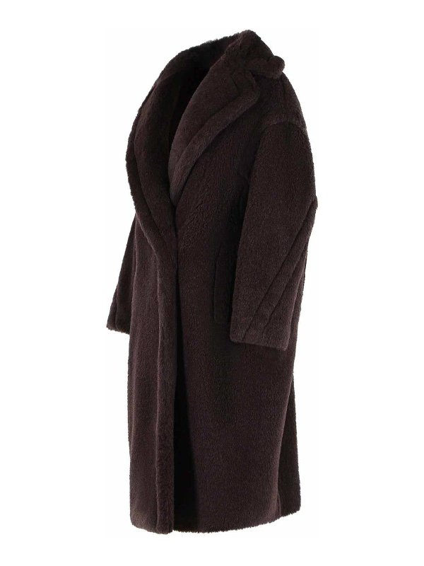 The Best Shops Max Mara: 毛皮＆シアリングコート - 毛皮/ムートンコート - ブラウン