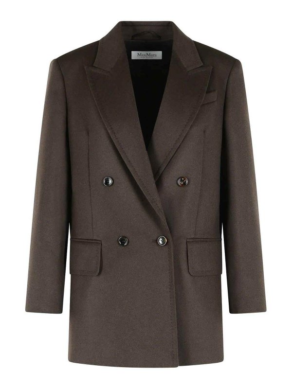 Max Mara: ブレザー - ブレザー - ブラウン
