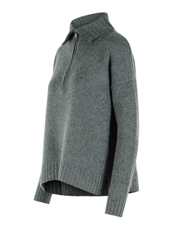 The Best Shops Max Mara: タートルネック - タートルネック/ポロネック - グレー