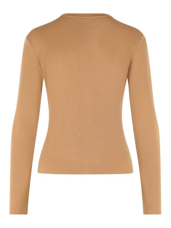Max Mara: クルーネック online - クルーネック - ブラウン