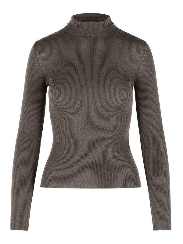 Max Mara: クルーネック - クルーネック - ブラウン