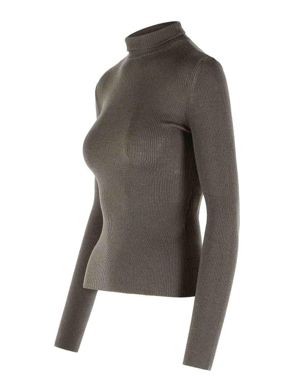 The Best Shops Max Mara: クルーネック - クルーネック - ブラウン