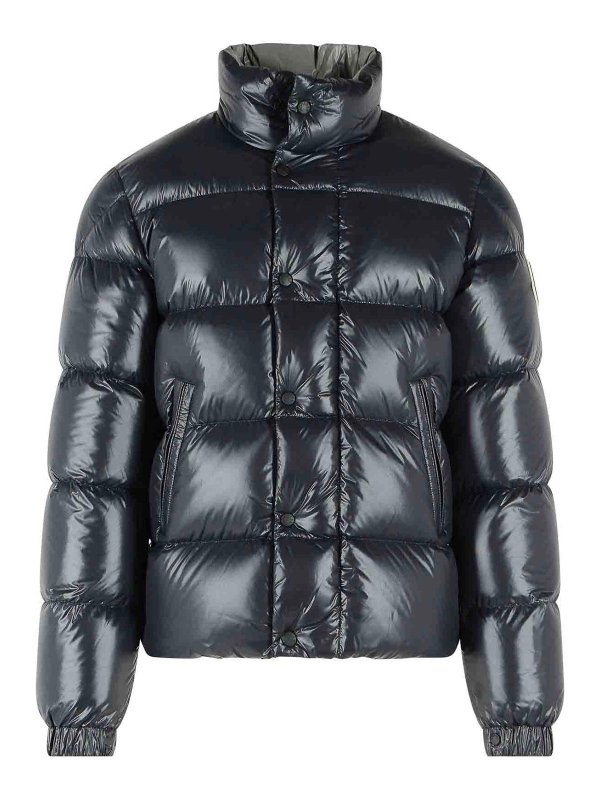 MONCLER: ダウン・ハイテクジャケット - ダウンジャケット - 黒