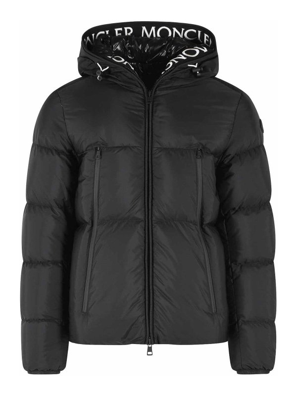 MONCLER: ダウン・ハイテクジャケット - ダウンジャケット - 黒