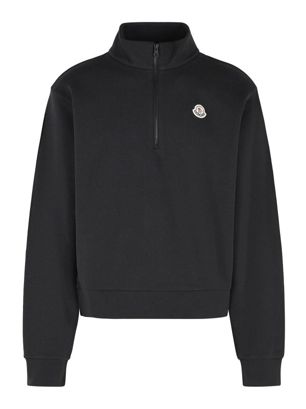 MONCLER: スウェット＆セーター - スウェットシャツ/セーター - 黒