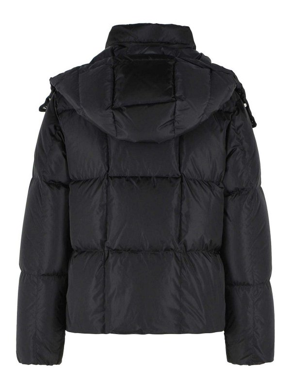MONCLER: padded jackets online - Castlenew Black Nylon Down Jacket